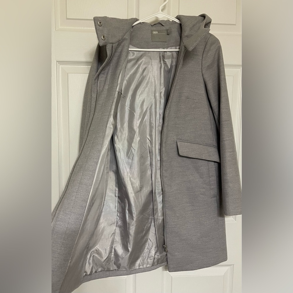 ASOS Formal Grey Hooded Coat - New!